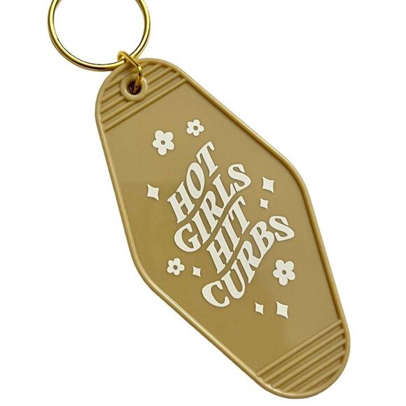 Hot Girls Hit Curbs Motel Style Keychain! - Picture 1 of 3